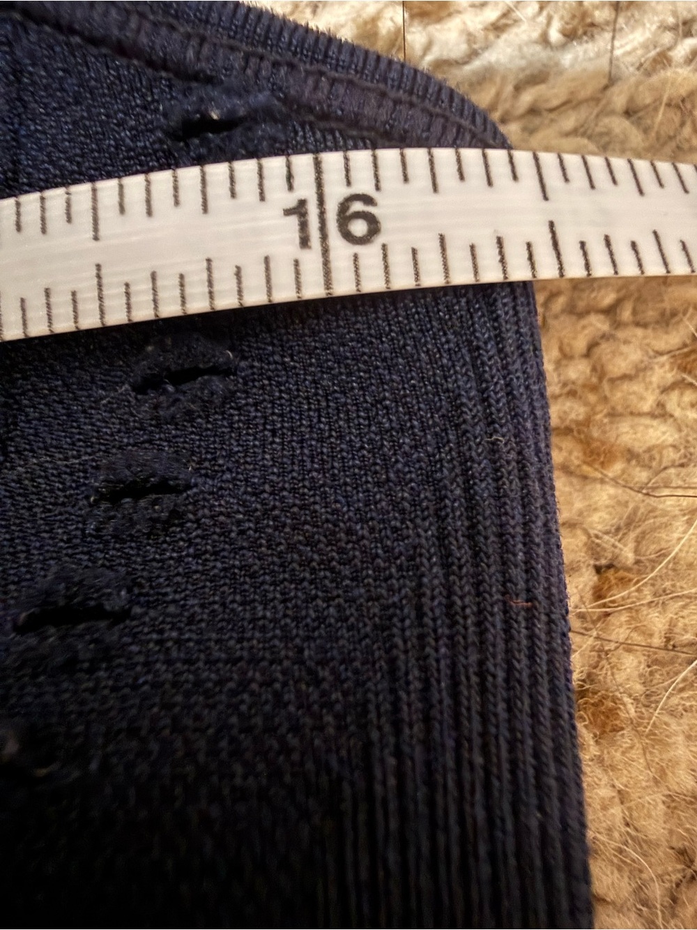 Sports Bra Racerback Navy XL - Picture 2 of 6